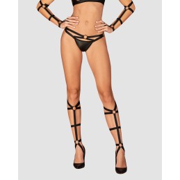 Armares Harnais de jambe - Noirs Taille unique Armares Harnais de jambe - Noirs Taille unique