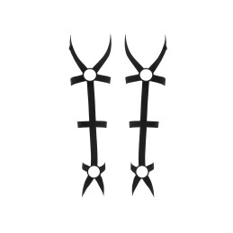 Armares Harnais de jambe - Noirs Taille unique Armares Harnais de jambe - Noirs Taille unique