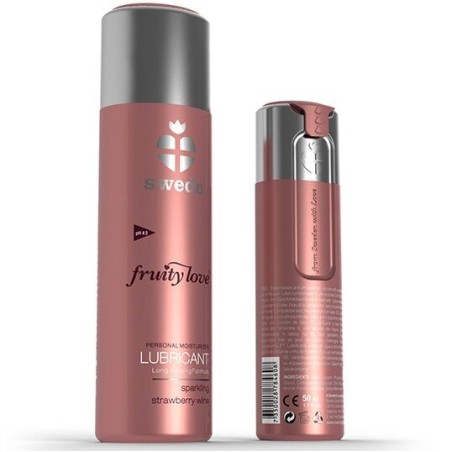 SWEDE - FRUITY LOVE LUBRIFIANT VIN MOUSSEUX FRAISE 100 ML SWEDE - FRUITY LOVE LUBRIFIANT VIN MOUSSEUX FRAISE 100 ML