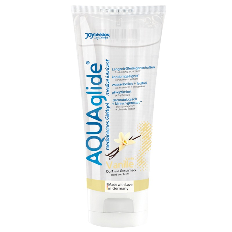 JOYDIVISION AQUAGLIDE - LUBRIFIANT A BASE D''EAU VANILLE 100 ML JOYDIVISION AQUAGLIDE - LUBRIFIANT A BASE D''EAU VANILLE 100 ML