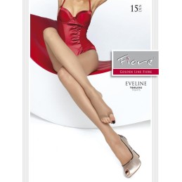 Eveline Collants 15 DEN - Noir T2 - Fiore - Lingerie Femme