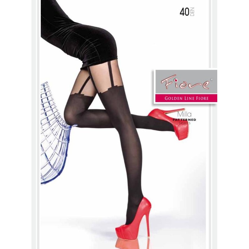 Milla Collants 40 DEN - Noir T3 - Fiore - Lingerie Femme Milla Collants 40 DEN - Noir T3 - Fiore - Lingerie Femme