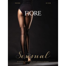 Poison Collants 40 DEN - Noir T3 - Fiore - Lingerie Femme