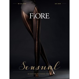 Wild Side Collants 60 DEN - Noir T3 - Fiore - Lingerie Femme