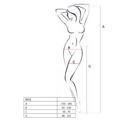 Collants ouverts - Noir Taille unique - Passion Lingerie - Lingerie Femme