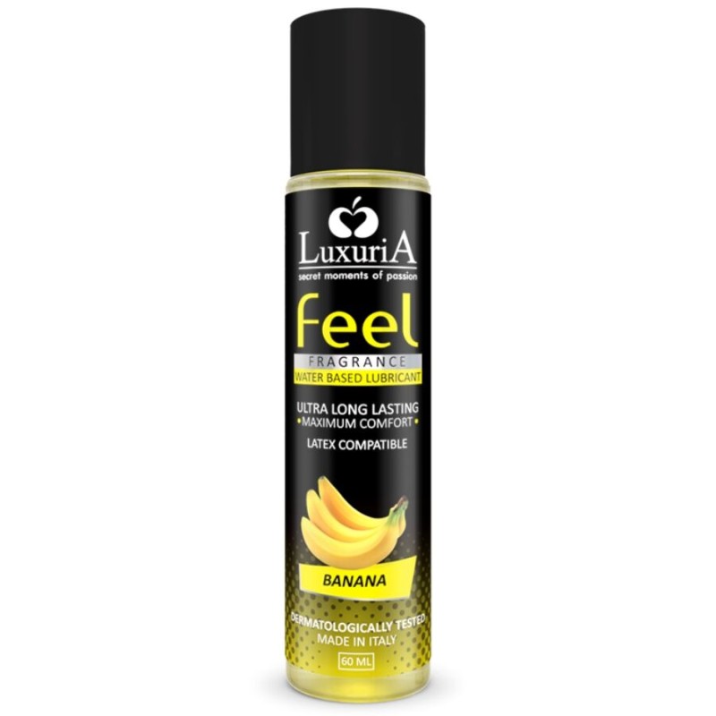 INTIMATELINE - LUXURIA LUBRIFIANT BASE D'EAU FEEL BANANE 60 ML INTIMATELINE - LUXURIA LUBRIFIANT BASE D'EAU FEEL BANANE 60 ML
