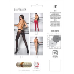 Collants 60 DEN - Rouge T3/T4 - Passion Lingerie - Lingerie Femme