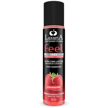 INTIMATELINE - LUXURIA LUBRIFIANT BASE D'EAU FEEL FRAISE 60 ML INTIMATELINE - LUXURIA LUBRIFIANT BASE D'EAU FEEL FRAISE 60 ML