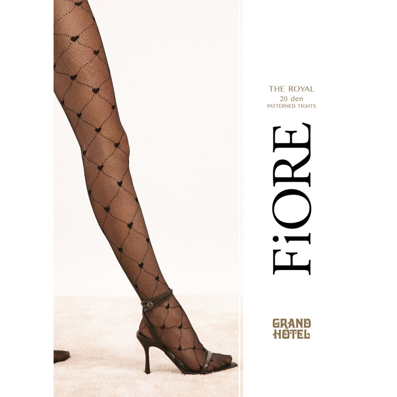 The Royal collants 20 den - Noir T5 - Fiore - Lingerie Femme The Royal collants 20 den - Noir T5 - Fiore - Lingerie Femme