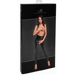 Leggings Taboo wetlook avec entrejambe et fesses ouvertes M
