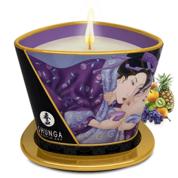 Bougie de massage lueur et caresses - Libido Fruits exotiques  - Shunga - Bougie