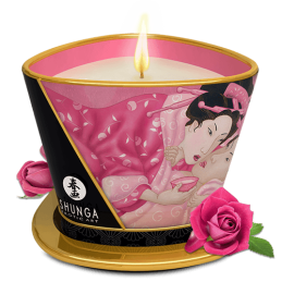 Bougie de massage lueur et caresses - Aphrodisia Rose  - Shunga - Bougie