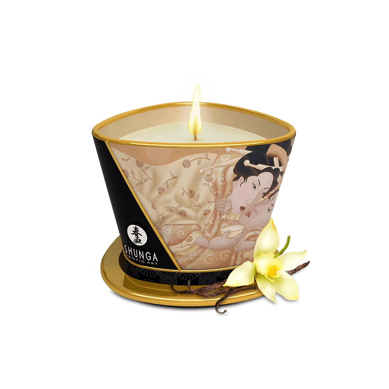 Bougie de massage lueur et caresses - Désir Vanille  - Shunga - Bougie Bougie de massage lueur et caresses - Désir Vanille  - Shunga - Bougie