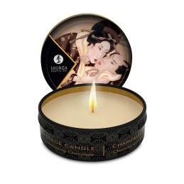 Mini bougie de massage - Excitation Chocolat enivrant  - Shunga - Bougie