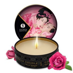 Mini bougie de massage - Aphrodisia Rose Taille unique - Shunga - Bougie