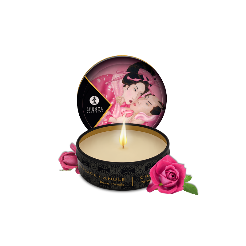 Mini bougie de massage - Aphrodisia Rose Taille unique - Shunga - Bougie Mini bougie de massage - Aphrodisia Rose Taille unique - Shunga - Bougie
