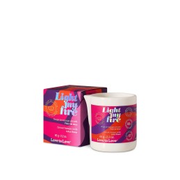 Light My Fire bougie de massage Fleur de lotus uniques 65G  - Love to Love - Bougie