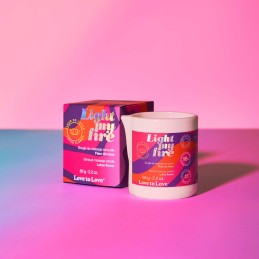 Light My Fire bougie de massage Fleur de lotus uniques 65G  - Love to Love - Bougie