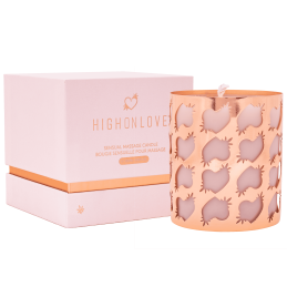 Bougie de massage é l'huile de graines de Chanvre - 250 ml Taille unique - High On Love - Bougie