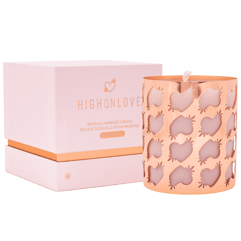 Bougie de massage é l'huile de graines de Chanvre - 250 ml Taille unique - High On Love - Bougie Bougie de massage é l'huile de graines de Chanvre - 250 ml Taille unique - High On Love - Bougie
