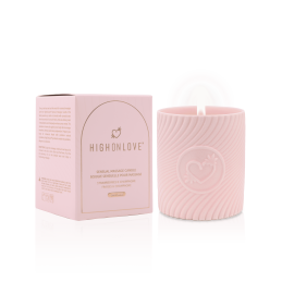 Bougie de massage Rose 220 ml - Fraises et champagne Taille unique - High On Love - Bougie