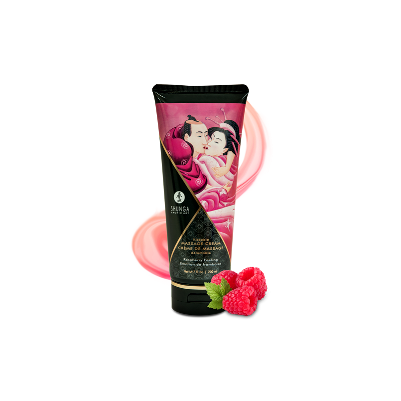 Créme de Massage délectable - Emotion de framboise Taille unique - Shunga - Pour les massages Créme de Massage délectable - Emotion de framboise Taille unique - Shunga - Pour les massages