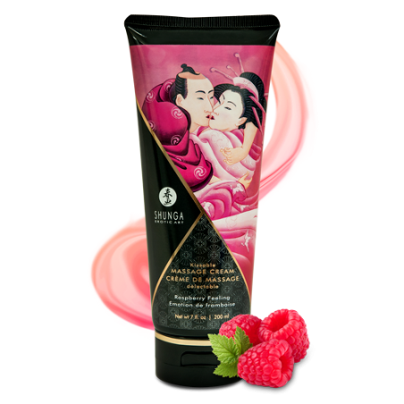 Créme de Massage délectable - Emotion de framboise Taille unique - Shunga - Pour les massages Créme de Massage délectable - Emotion de framboise Taille unique - Shunga - Pour les massages