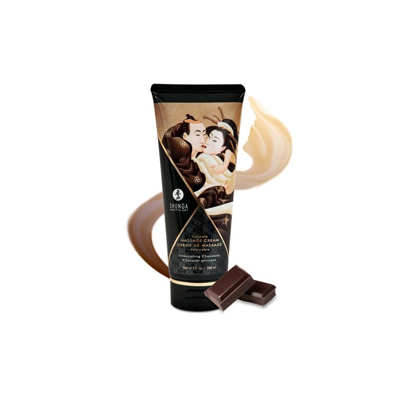 Créme de Massage délectable - Chocolat enivrant Taille unique - Shunga - Pour les massages