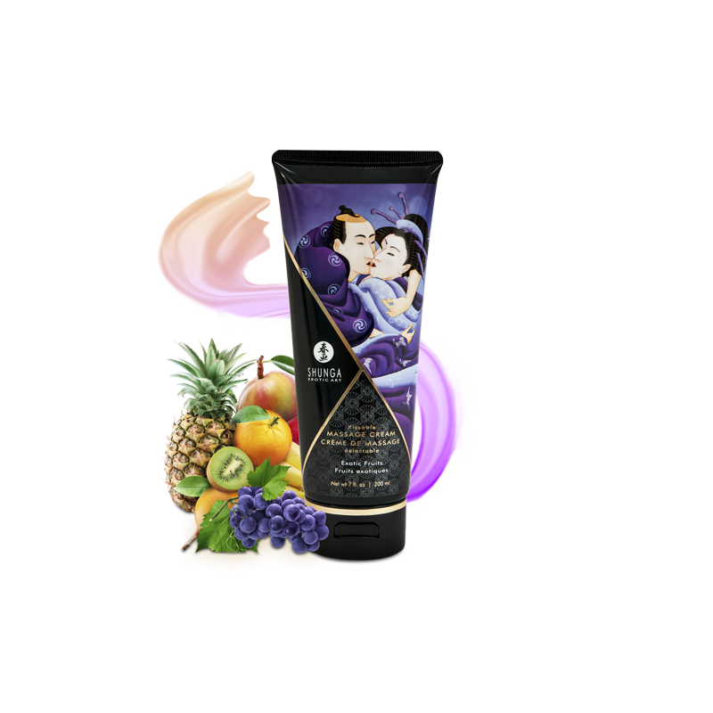 Créme de Massage délectable - Fruits exotiques Taille unique - Shunga - Pour les massages Créme de Massage délectable - Fruits exotiques Taille unique - Shunga - Pour les massages