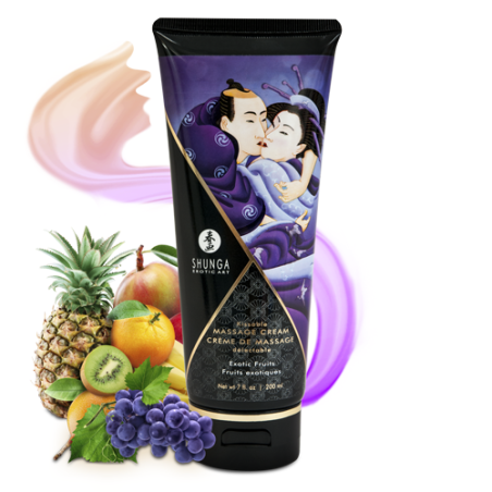 Créme de Massage délectable - Fruits exotiques Taille unique - Shunga - Pour les massages Créme de Massage délectable - Fruits exotiques Taille unique - Shunga - Pour les massages