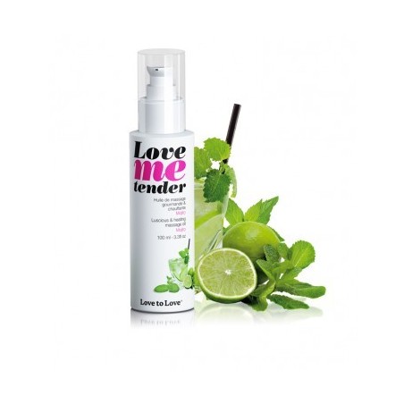 Love Me Tender Mojito 100ML  - Love to Love - Pour les massages Love Me Tender Mojito 100ML  - Love to Love - Pour les massages