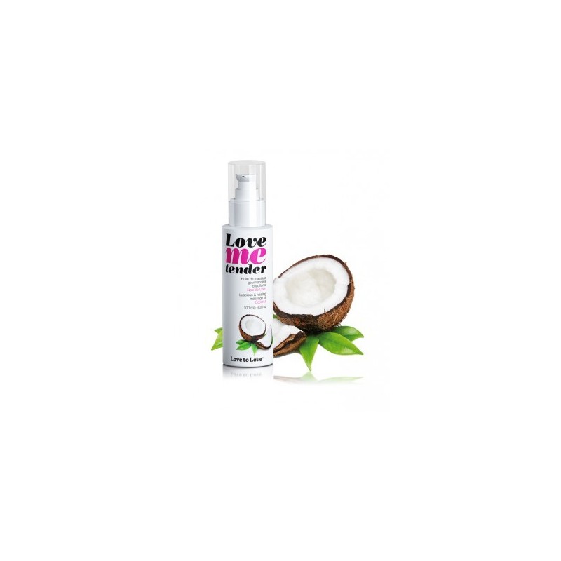 Love Me Tender Noix de Coco 100ML  - Love to Love - Pour les massages Love Me Tender Noix de Coco 100ML  - Love to Love - Pour les massages