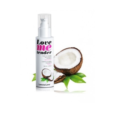 Love Me Tender Noix de Coco 100ML  - Love to Love - Pour les massages Love Me Tender Noix de Coco 100ML  - Love to Love - Pour les massages