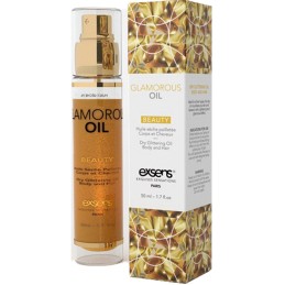 Glamorous - Huile séche pailletée - 50 ml Taille unique - Exsens - Pour les massages