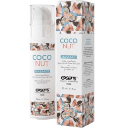 Huile chauffante Gourmande Noix de coco 50ml Taille unique - Exsens - Pour les massages