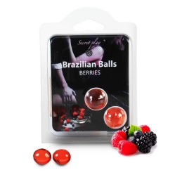 Duo Brazilian Balls Fruit des bois 3385-5 Taille unique - Brazilian Balls - Pour les massages