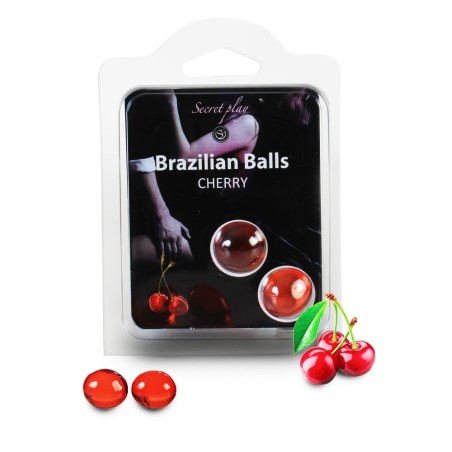 Duo Brazilian Balls Cerise 3385-6 Taille unique - Brazilian Balls - Pour les massages Duo Brazilian Balls Cerise 3385-6 Taille unique - Brazilian Balls - Pour les massages
