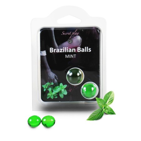 Duo Brazilian Balls Menthe 3385-8 Taille unique - Brazilian Balls - Pour les massages Duo Brazilian Balls Menthe 3385-8 Taille unique - Brazilian Balls - Pour les massages