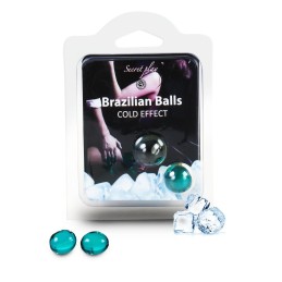 Duo Brazilian Balls "Cold effect" 3613 Taille unique - Brazilian Balls - Pour les massages