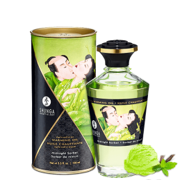 Huile chauffante aphrodisiaque - Sorbet de minuit 100ml Taille unique - Shunga - Pour les massages
