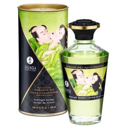 Huile chauffante aphrodisiaque - Sorbet de minuit 100ml Taille unique - Shunga - Pour les massages
