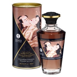 Huile chauffante aphrodisiaque - Chocolat enivrant 100ml Taille unique - Shunga - Pour les massages