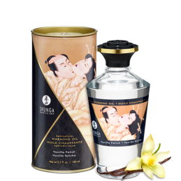 Huile chauffante aphrodisiaque - Vanille fétish 100ml Taille unique - Shunga - Pour les massages