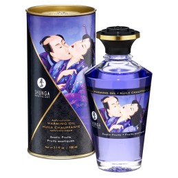 Huile chauffante aphrodisiaque - Fruits exotiques 100ml Taille unique - Shunga - Pour les massages