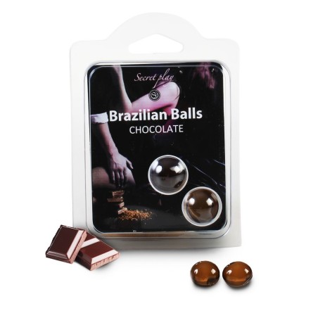 Duo Brazilian Balls Chocolat  - Brazilian Balls - Pour les massages Duo Brazilian Balls Chocolat  - Brazilian Balls - Pour les massages