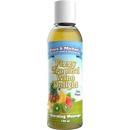 Huile Chauffante V et M Vin pétillant aux Fruits exotiques - 150 ml  - Swede - Pour les massages Huile Chauffante V et M Vin pétillant aux Fruits exotiques - 150 ml  - Swede - Pour les massages
