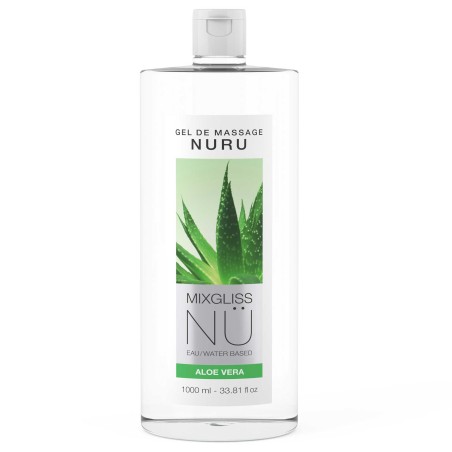 Mixgliss Gel de massage - NU Aloe Vera - 1000 ml  - Mixgliss - Pour les massages Mixgliss Gel de massage - NU Aloe Vera - 1000 ml  - Mixgliss - Pour les massages