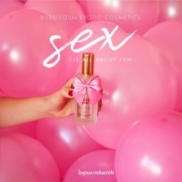 Gel 2 en 1 Intime et massage silicone - Bubble gum - 100 ml  - Bijoux Indiscrets - Pour les massages