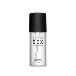 Huile de massage chauffante - Slow Sex - 50 ml  - Bijoux Indiscrets - Pour les massages