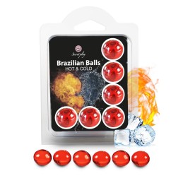 6 Brazilian Balls "Cold Hot effect"  3629-1 Taille unique - Brazilian Balls - Pour les massages
